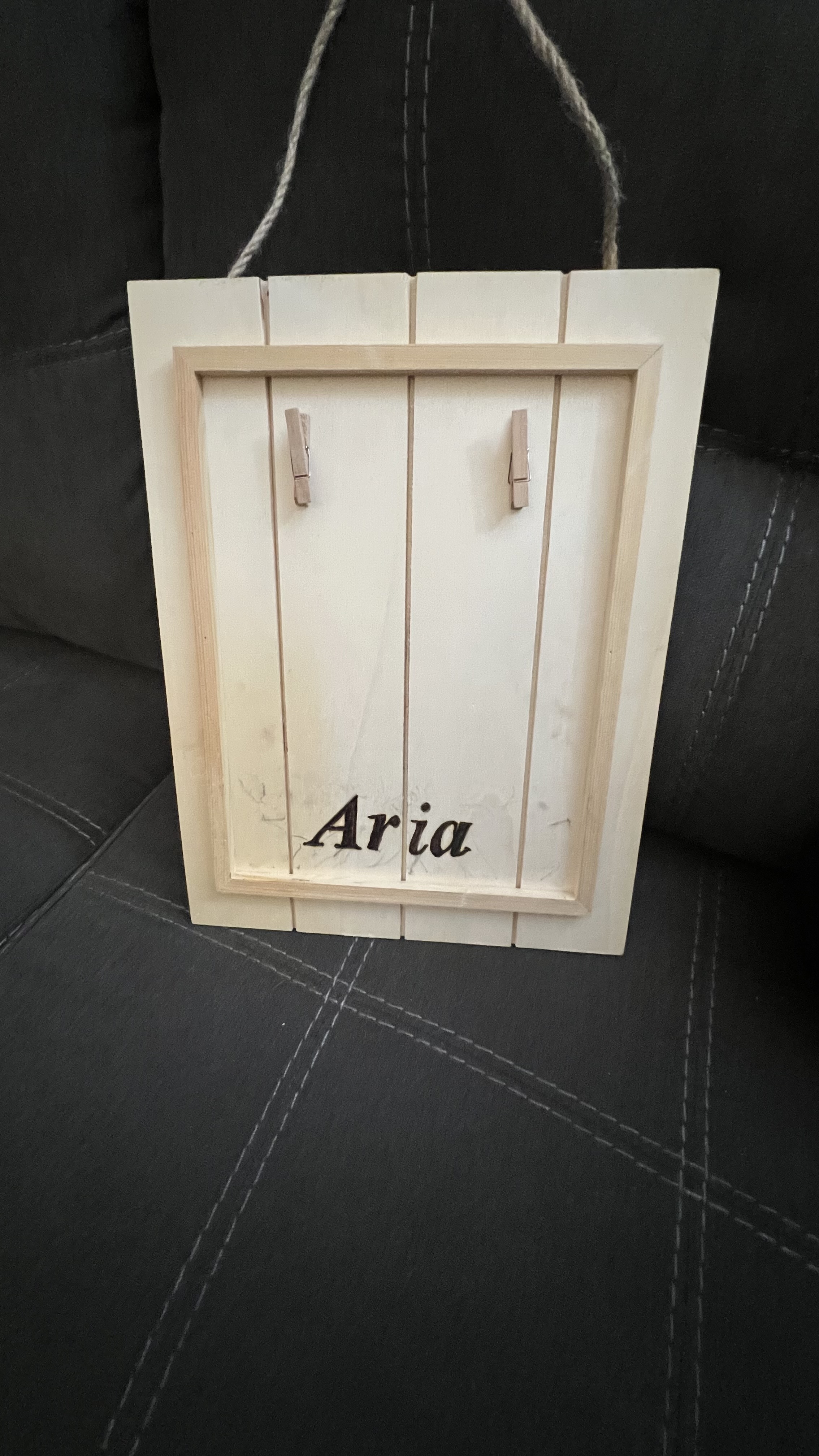 Nursery set woodburning piece